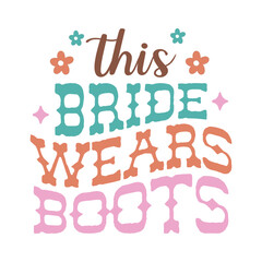 this bride wears boots