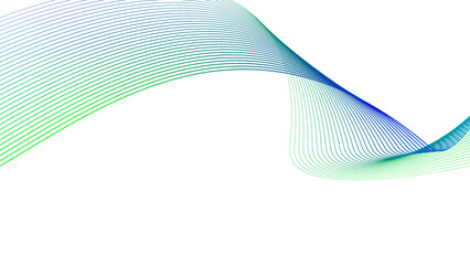 cyan green blue tech wavy lines gradient vector illustration