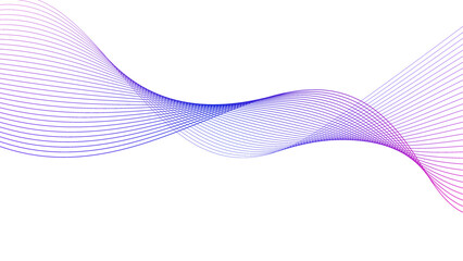 purple blue tech wavy lines gradient vector illustration