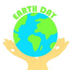 Earth day - happy earth day - save earth illustration 