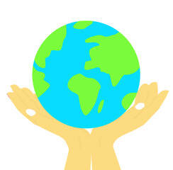 Earth day - happy earth day - save earth illustration 