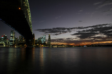 ニューサウスウェールズ州シドニーの夜景