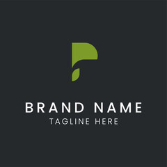 Letter P logo vector design tamplate