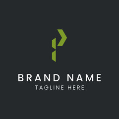 Letter P logo vector design tamplate