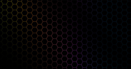 abstract geometric technology and computer network background, vector illustration
