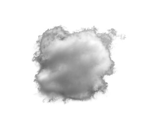 white clouds isolated on transparent png