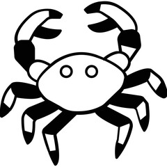 Invertebrate Glyph Vector Icon which can easily modified or edit


