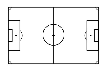 Football field, soccer field background.