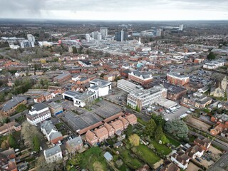 Basingstoke Town Centre skyline