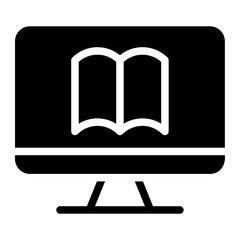 ebook glyph icon