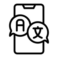 translation line icon