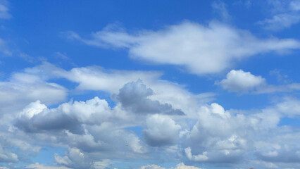 blue sky with clouds