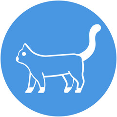 cat Vector icon which can easily modify or edit


