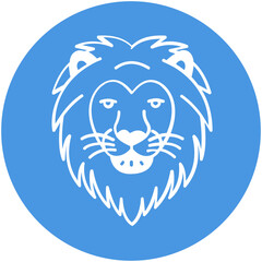 panthera tigris Vector icon which can easily modify or edit

