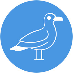 Skua Vector icon which can easily modify or edit

