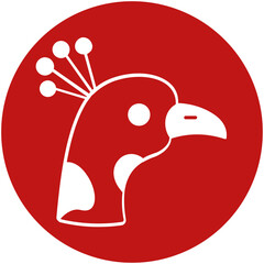 Peacock Vector icon which can easily modify or edit

