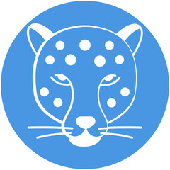 panther, leopard, Leopard face, Felidae member, panther icon, 

