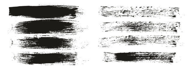 Round Brush Regular Long Background & Straight Lines Mix Artist Brush High Detail Abstract Vector Background Mix Set 