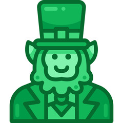 leprechaun two tone icon