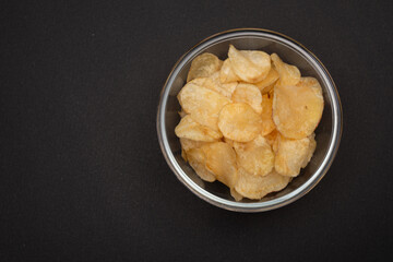 bowl of potato chips