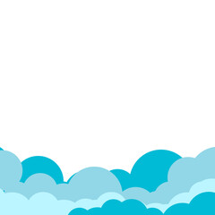 blue sky with clouds