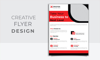 creative invoice template vector. 