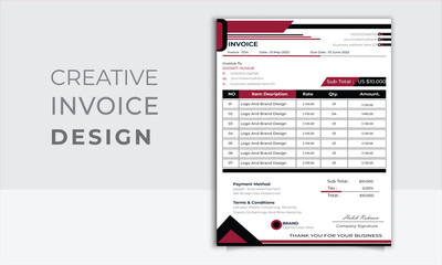 Invoice Template Layout