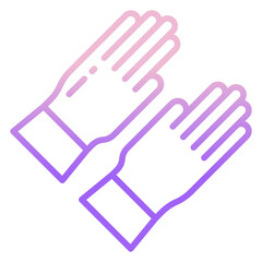 Fototapeta premium Rubber Gloves icon
