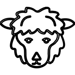 Lamb Vector icon which can easily modify or edit

