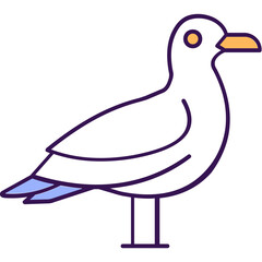 Skua Vector icon which can easily modify or edit

