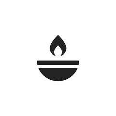 Oil Flame - Pictogram (icon) 
