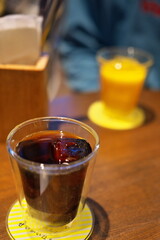 アイスコーヒーの一時