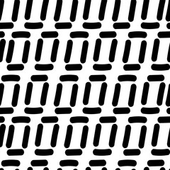 Seamless pattern with black and white lines.