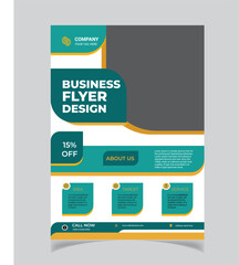 Creative Business flyer template with modern