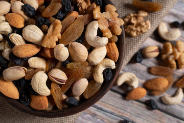 nuts and dried fruits