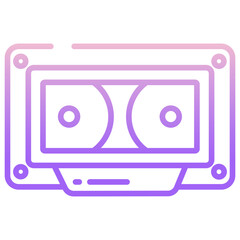 Obraz premium Casette icon