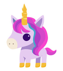 lilac unicorn little toy