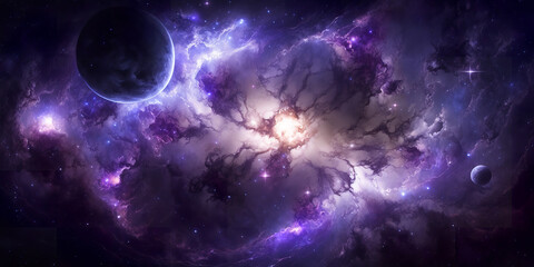 Obraz na płótnie Canvas Starry Galaxy