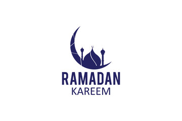 Ramadan Kareem design. Ramadan logo. Arabian logo template. Islamic logo design. Eid Mubarak