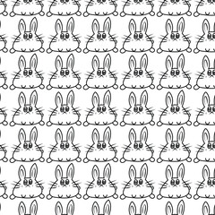 rabbit pattern background