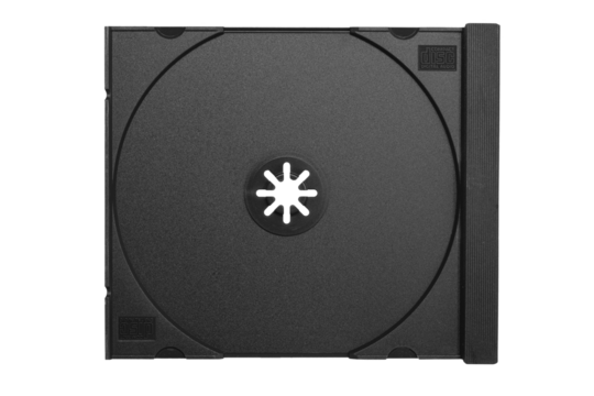 cd music case isolated retro cover album