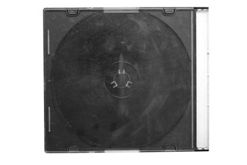 cd music case isolated retro cover album