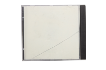 cd music case isolated retro cover album