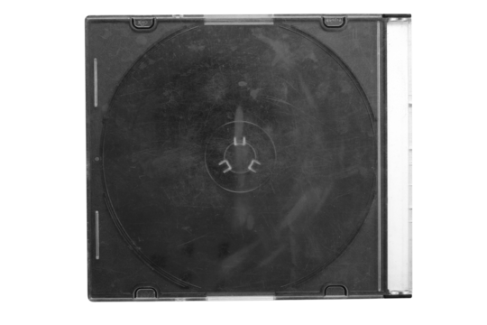 cd music case isolated retro cover album