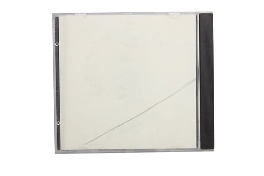 cd music case isolated retro cover album