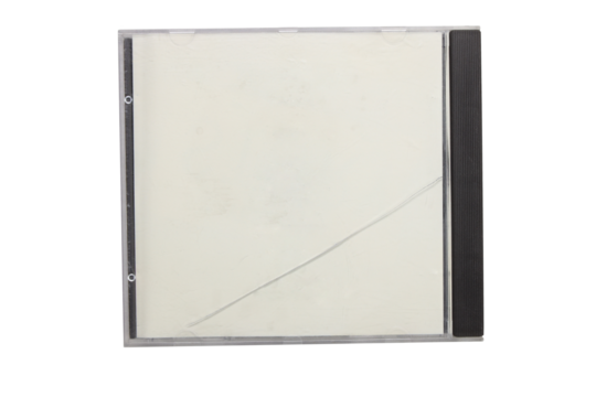 cd music case isolated retro cover album