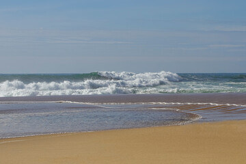 Beautiful portuguese spring seascape