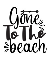 Gone To The Beach SVG Cut File