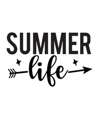 Summer Life SVG Cut File