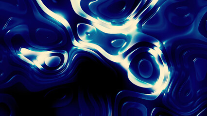 Abstract psychedelic fluid color effect. Motion. Bending and transforming colorful shapes.